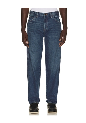 Dickies Worn in 1993 Carpenter Jean in Blue. Size 28x32. Also in 30x32, 32x32, 34x32, 36x32, 38x32.