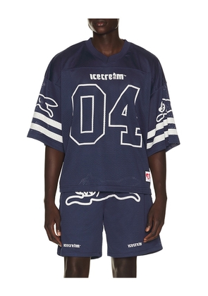 ICECREAM Slushie Short Sleeve Jersey in Blue. Size XL/1X. Also in L, M, S.