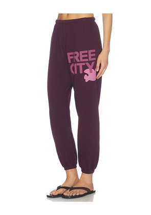 Free City Large Sweatpant in Burgundy. Size XS. Also in M.