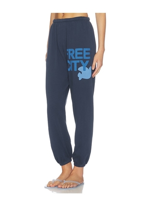 Free City Large Sweatpant in Navy. Size XS. Also in S, M.