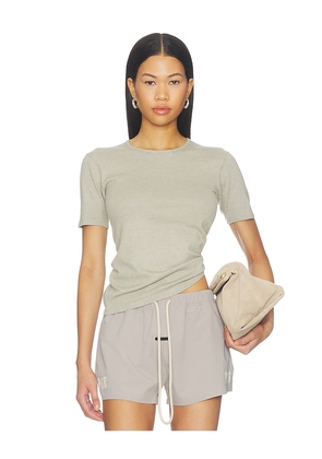 Fear of God ESSENTIALS Slim Classic Tee in Green. Size XS. Also in S, M, L.