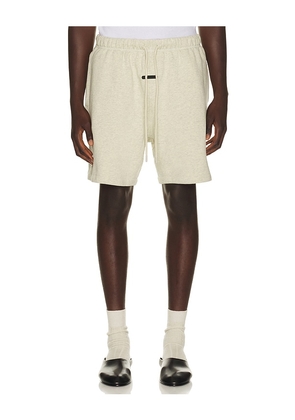 Fear of God ESSENTIALS Classic Short in Cream. Size XS. Also in S, M, L, XL/1X, XXL/2X, XXXL/3X.