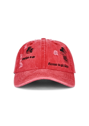 Jungles No Where To Go Cap in Red.