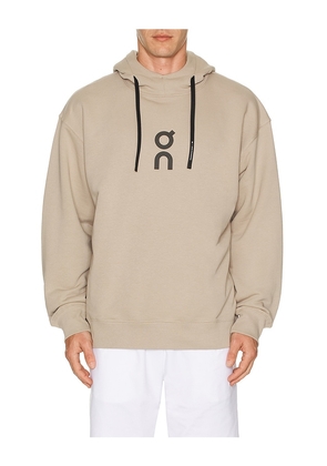 On Club Hoodie in Tan. Size L. Also in S, M, XL/1X, XS, XXL/2X.