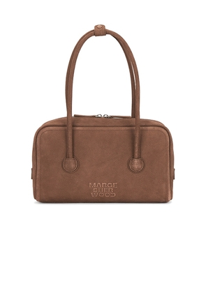 MARGESHERWOOD Soft Boston Small Bag in Brown.