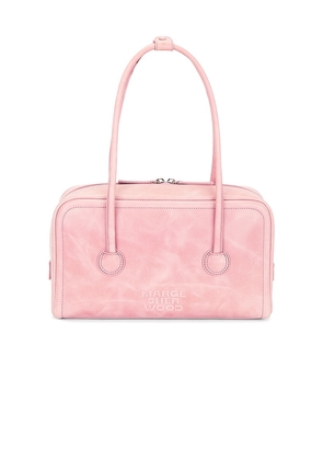 MARGESHERWOOD Soft Boston Small Bag in Pink.