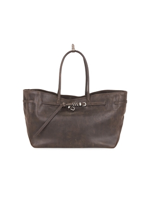 MARGESHERWOOD Grandma Used Bag Large Bag in Taupe.