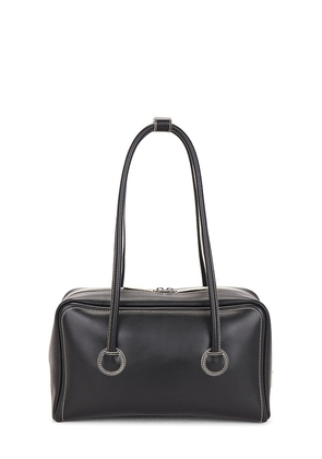 MARGESHERWOOD Soft Boston Bag in Black.