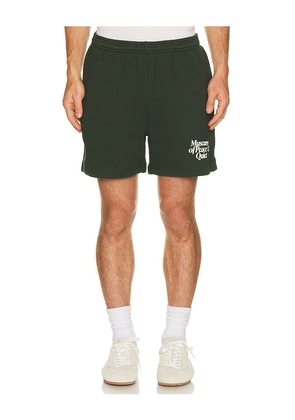 Museum of Peace and Quiet Mid Century Sweatshorts in Green. Size XS. Also in S, M, L.