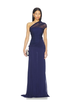 MISHA The Interwoven Dress in Navy. Size XXS. Also in XS, S, M, L, XL.