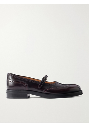 Church's - Sheila Mary Jane Leather Flats - Burgundy - IT36,IT36.5,IT37,IT37.5,IT38,IT38.5,IT39,IT39.5,IT40,IT40.5,IT41,IT41.5,IT42