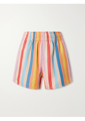 Marrakshi Life - Striped Cotton-blend Shorts - Multi - xx small,x small,small,medium,large