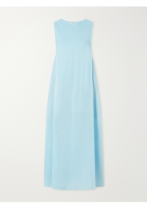 Marrakshi Life - The Column Cotton Maxi Dress - Blue - xx small,x small,small,medium,large