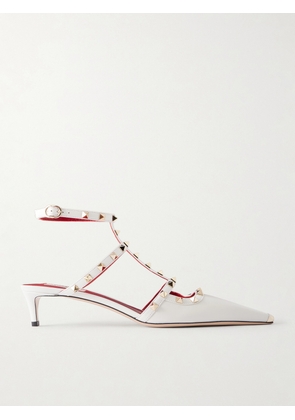 Valentino Garavani - Rockstud 40 Leather Sandals - White - IT35,IT36,IT36.5,IT37,IT37.5,IT38,IT38.5,IT39,IT39.5,IT40,IT40.5,IT41,IT41.5,IT42