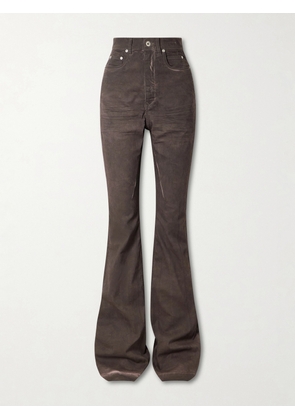 Rick Owens - Bolan High-waist Flared Jeans - Purple - 25,26,27,28,29,30,31,32