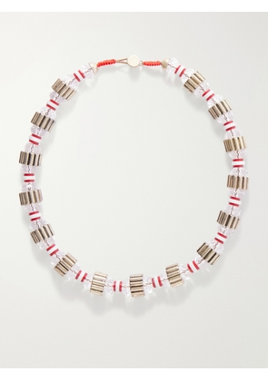 Roxanne Assoulin - The Crimp Beaded Gold-tone Necklace - Multi - One size