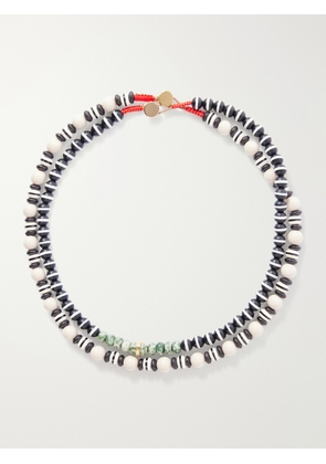 Roxanne Assoulin - The Salt & Pepper Set Of Two Agate Beaded Necklaces - Black - One size