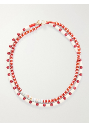 Roxanne Assoulin - Paprika Set Of Two Beaded Necklaces - Red - One size