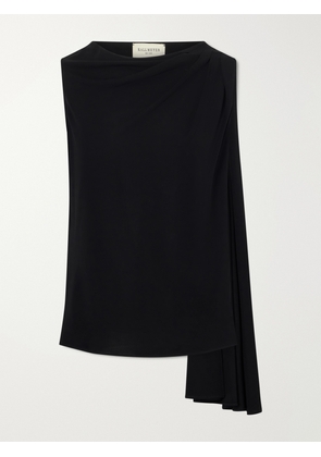KALLMEYER - Floriana Ruched Jersey Tank - Black - x small,small,medium,large,x large