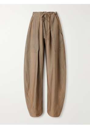 KALLMEYER - Clemence Striped Twill Wide-leg Pants - Neutrals - US0,US2,US4,US6,US8,US10,US12