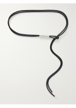 KALLMEYER - Lowell Embellished Leather Belt - Black - One size