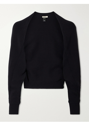 KALLMEYER - Yara Cotton-blend Cardigan - Black - S/M,M/L
