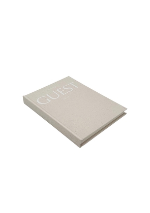 The Ceremony Club Wedding Guest Book in Beige.