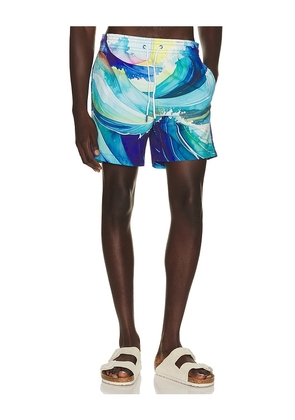 Trunks Surf & Swim Co. Sano 6.5 Swim Short in Multi. Size S. Also in M, L, XL/1X.