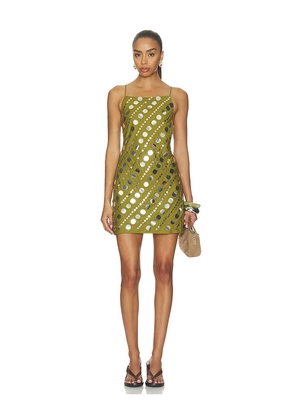 SAYLOR Marlon Dress in Green. Size S. Also in XS.