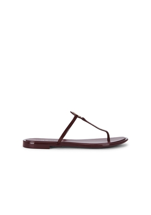 Tory Burch Mini Miller Jelly Sandal in Burgundy. Size 6. Also in 7, 8, 9, 10.