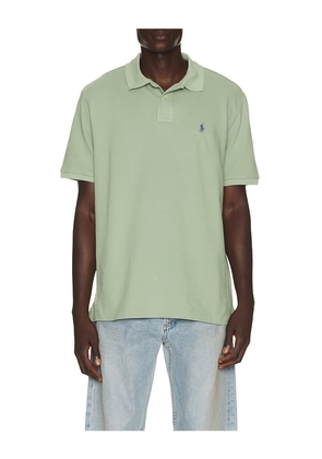 Polo Ralph Lauren Short Sleeve Mesh Polo in Green. Size S. Also in M, L, XL/1X, XXL/2X.