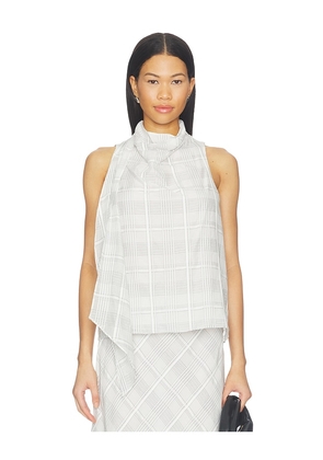 Rag & Bone Adela Plaid Top in White. Size XS. Also in S, M, L.