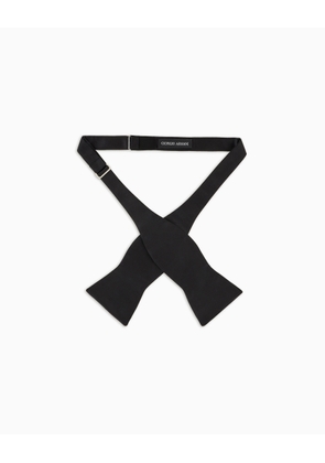 Silk self-tie bow tie