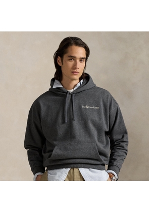 Relaxed Fit Logo Fleece Hoodie