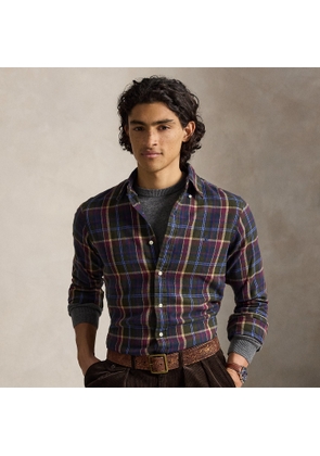 Custom Fit Plaid Flannel Shirt