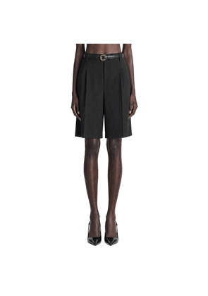 Woollen Cloth Bermuda Shorts