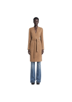 Suede Duster Coat