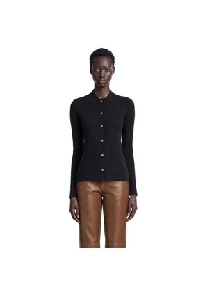 Woollen Yarn Fitted Cardigan