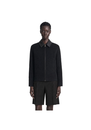 Double Wool Cashmere and Silk Jacket