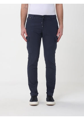 Mason's Cargo Trousers in Wool and Cotton Blend