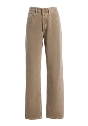 Agolde Lana Rigid Mid-Rise Straight-Leg Jeans - Moda Operandi