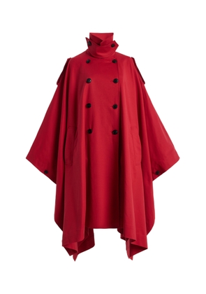 Róhe Cotton Cape Trench Coat - Moda Operandi