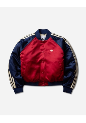 Women s Satin SST Bomber Jacket Team Victory Red / Night Indigo / Warm Vanilla