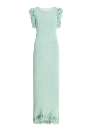 Paris Georgia Fringe Cotton Maxi Dress - Moda Operandi