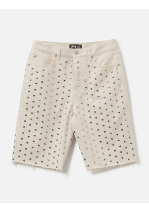 Wales Bonner Studded Denim Shorts