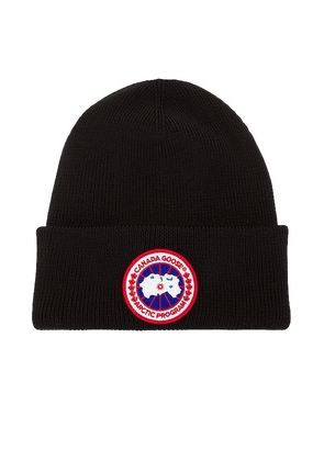 Canada Goose Artic Disc Toque Beanie in Black.
