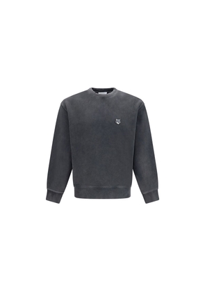 Maison Kitsuné Gray Cotton Sweatshirt - M