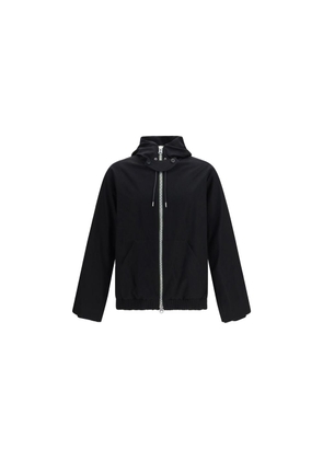 Sacai Black Wool Oves Aries Full-Length Jacket - 1
