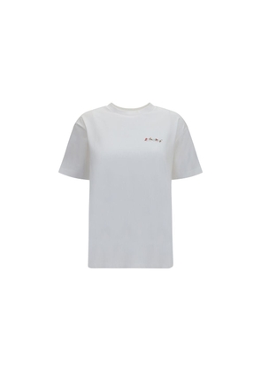 Off-White White Cotton T-Shirt - L