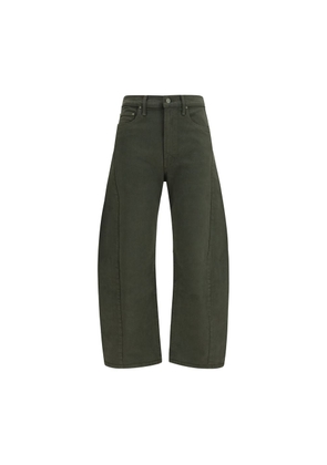 Mother Denim Bicolor Cotton Relaxed Fit Jeans - W24